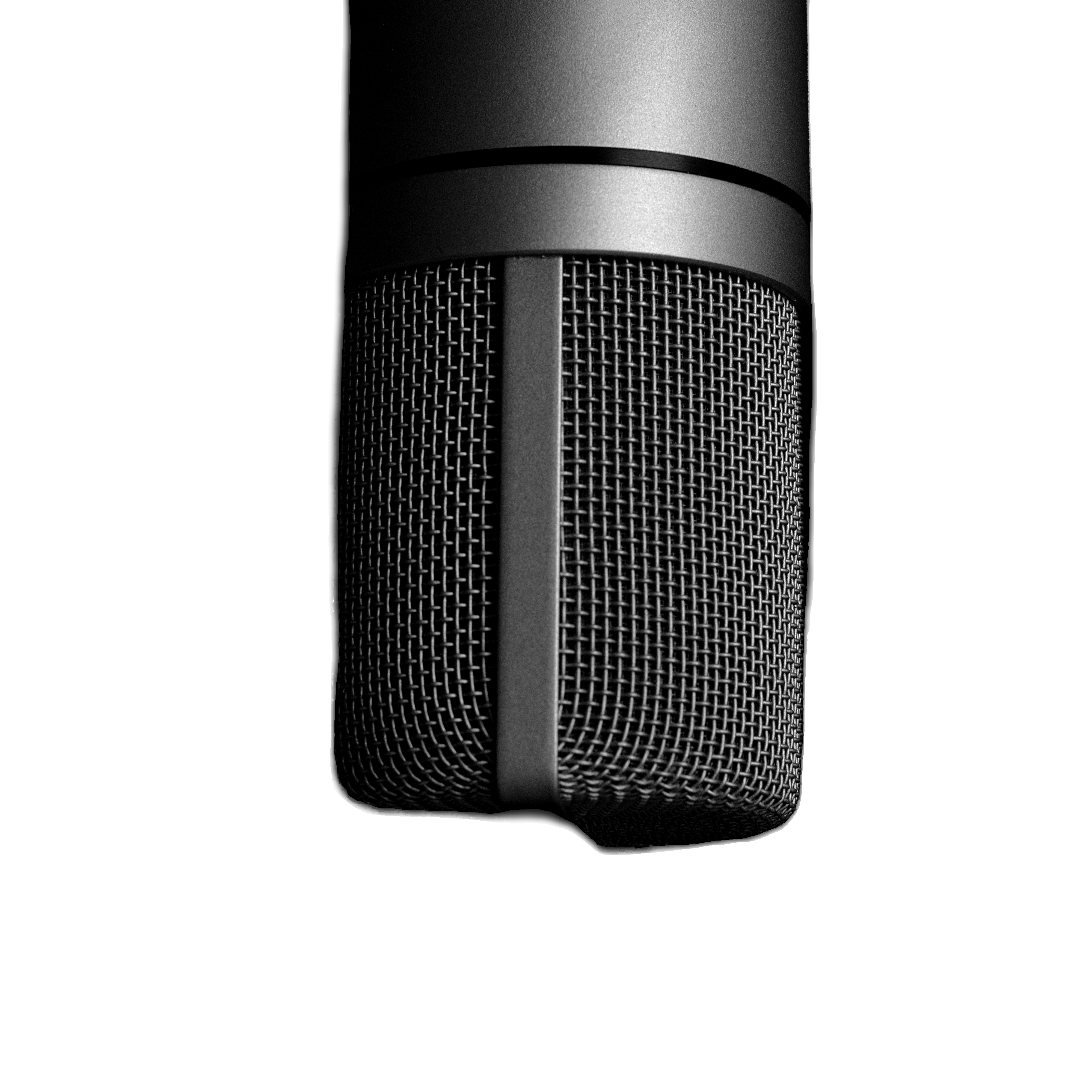 black microphone